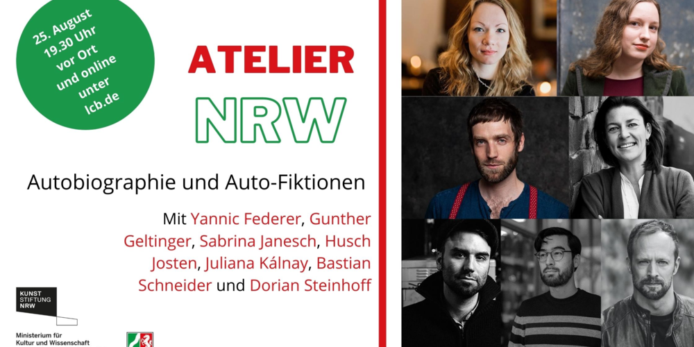 Tickets Das Atelier NRW zu Gast im LCB , Autobiographie und Auto-Fiktionen in Berlin