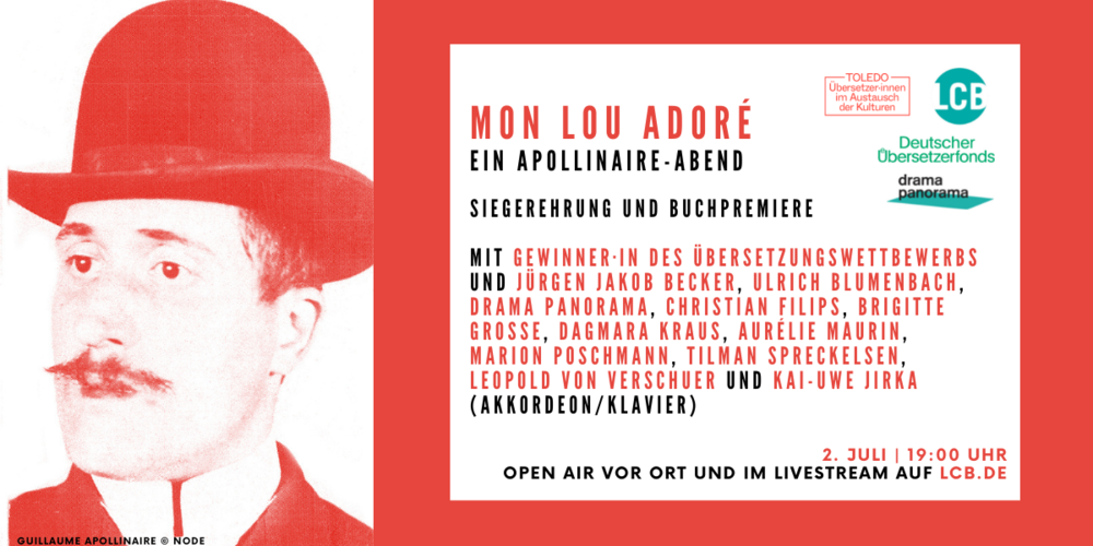 Tickets Mon Lou adoré – Ein Apollinaire-Abend, Siegerkür und Buchpremiere in Berlin