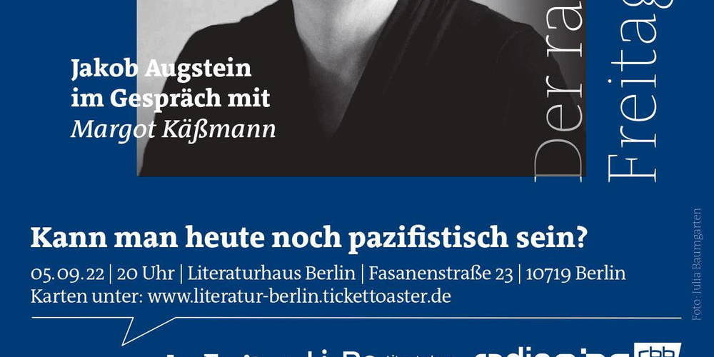 Tickets Jakob Augstein im Gespräch mit Margot Käßmann,  in Berlin