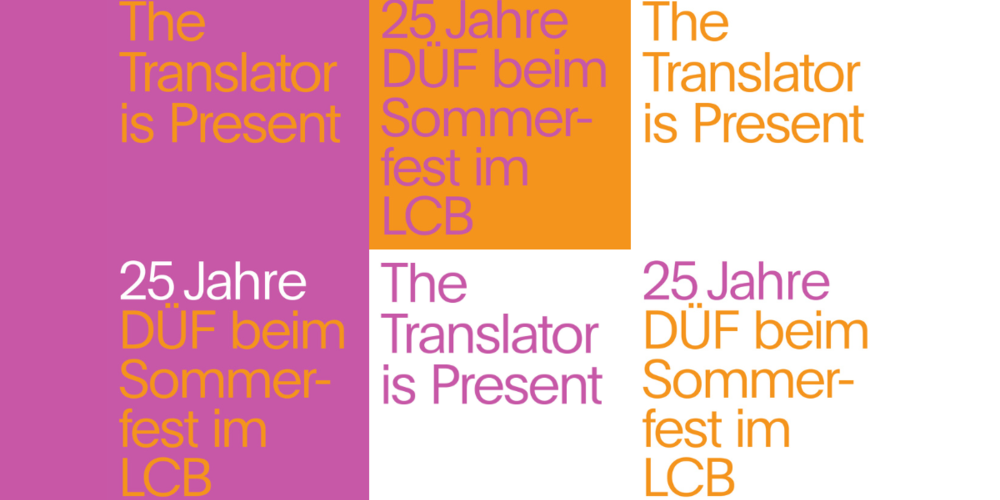 Tickets LCB Sommerfest, The translator is Present! in Berlin