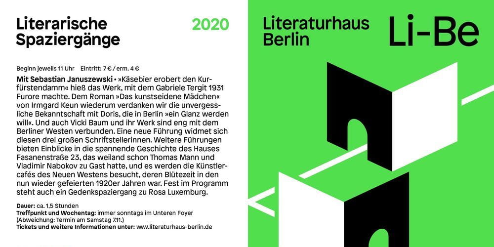 Tickets Literarische Führung, Mit Sebastian Januszewski in Berlin